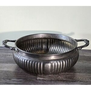 Sheridan Taunton Silversmiths LTD EP Brass Handled Bowl Vintage‎